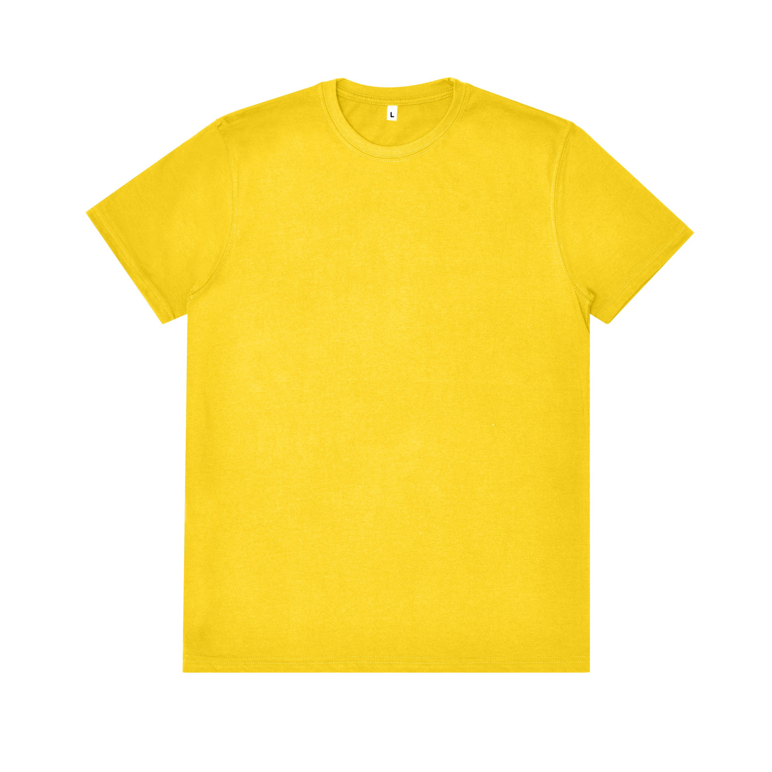Yellow T-Shirt Essential Crew Neck Lipton Yellow T-Shirt