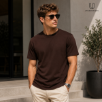 brown tshirts in bulk
