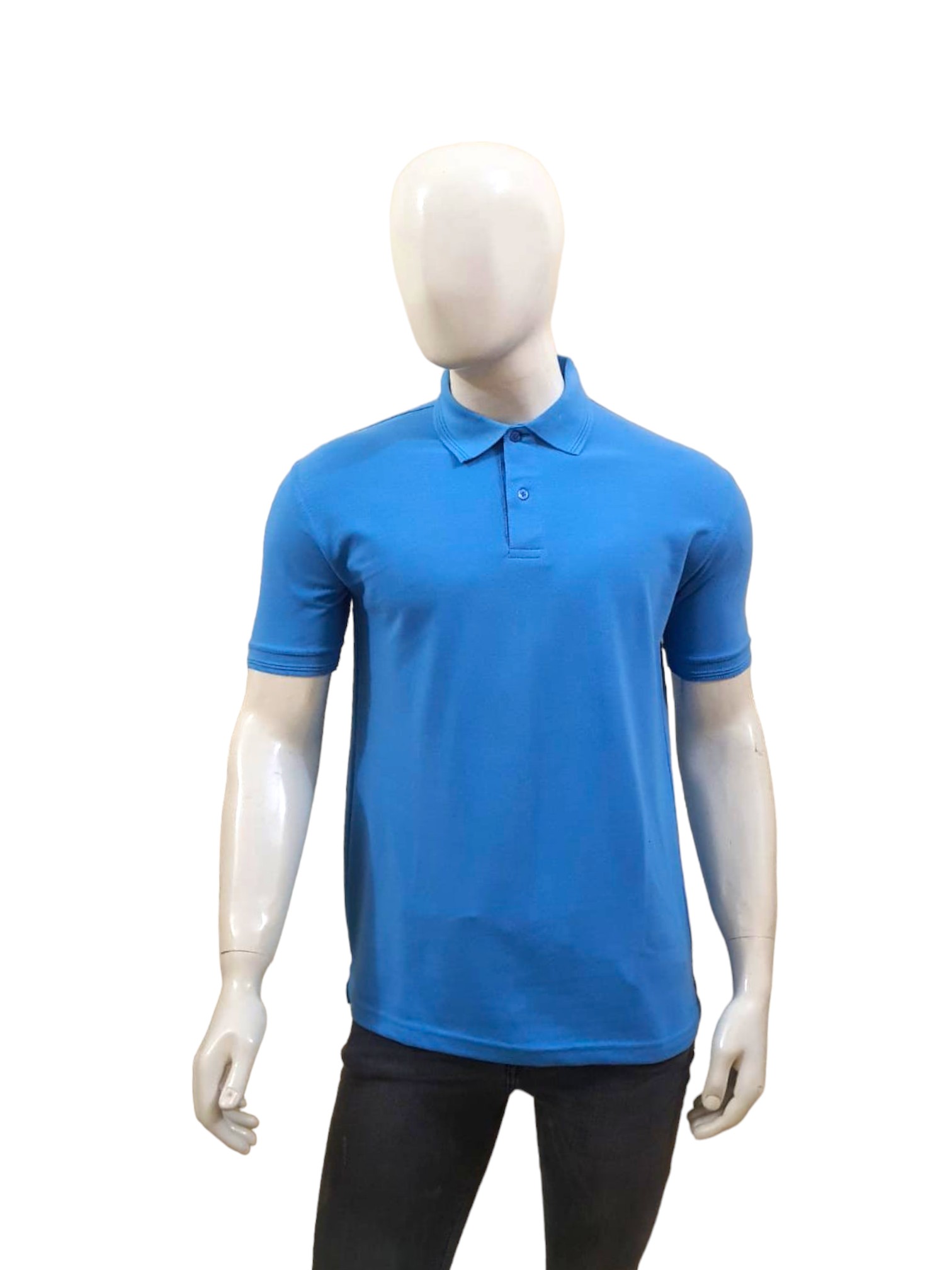 Plain Sky Blue Polo Shirt Plain Sky Blue Polo Shirt