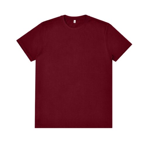 Essential Crew Neck Burgundy T-Shirt