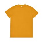Essential Crew Neck Mustard T-Shirt in the picture