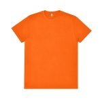 orange t-shirt in the picture with white background