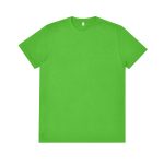 Essential Crew Neck plain Parrot Green T-Shirt at whoesale rate