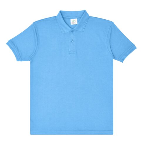 Plain Sky Blue Polo Shirt