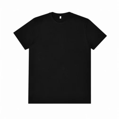 Buy Bulk Plain Black T-Shirts at Wholesale Prices - Essential Crew Neck